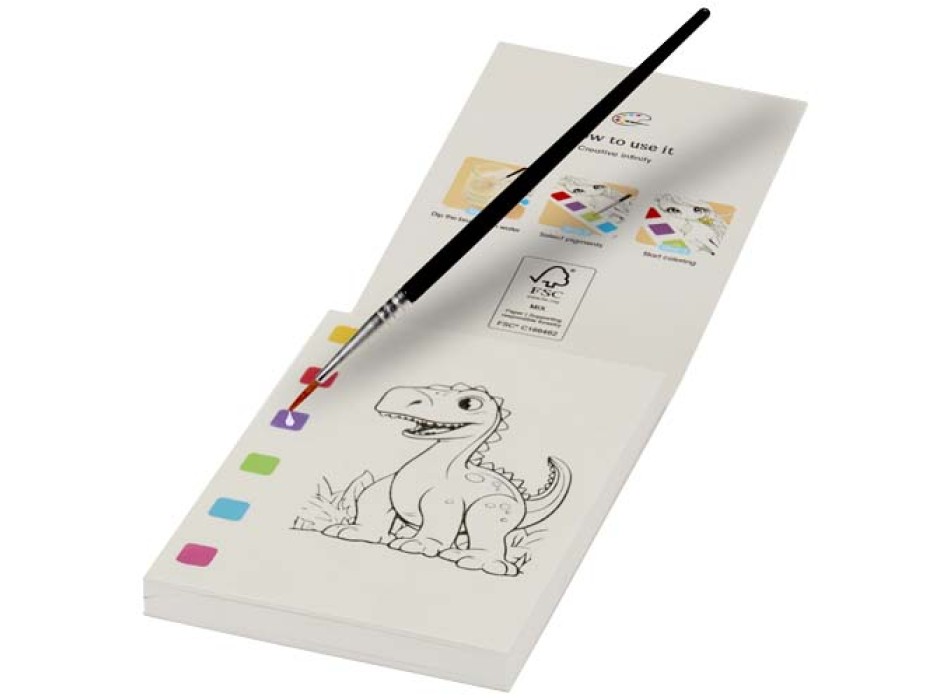 Libro da colorare e set di pennarelli acquerellabili Quell FullGadgets.com