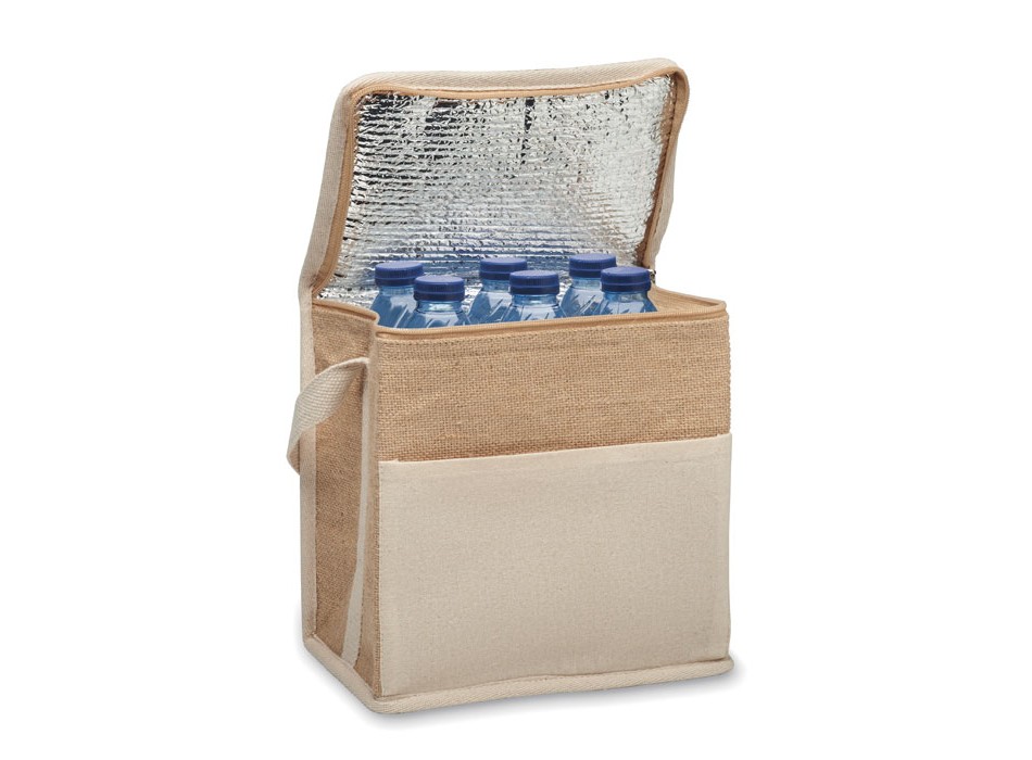 LONA - Borsa termica in iuta e tela 3L FullGadgets.com