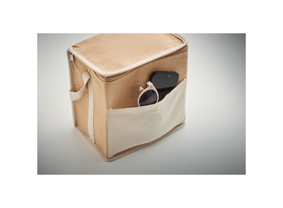 LONA - Borsa termica in iuta e tela 3L FullGadgets.com