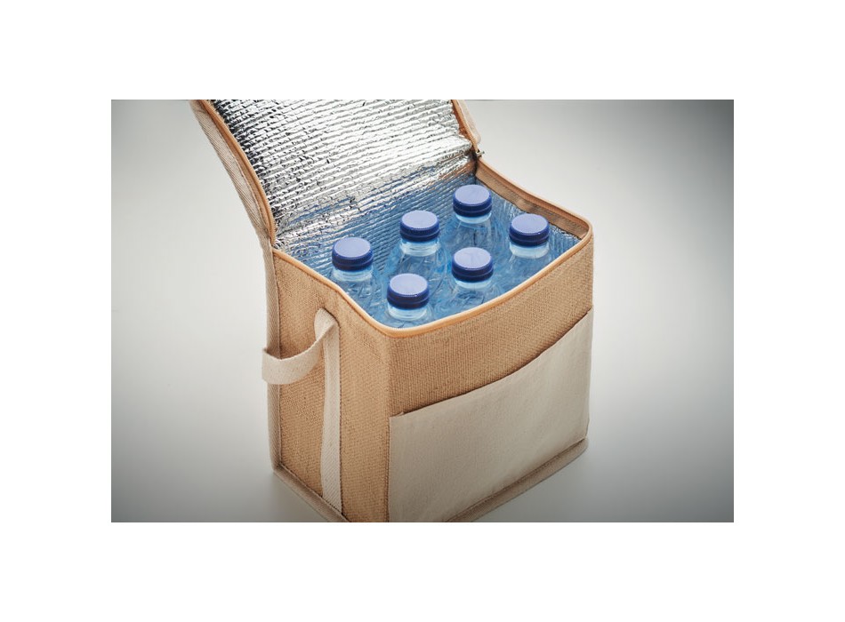 LONA - Borsa termica in iuta e tela 3L FullGadgets.com