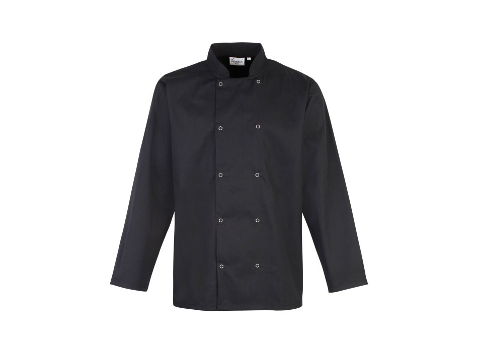 Long Sleeve Press Stud Chef''s Jacket FullGadgets.com