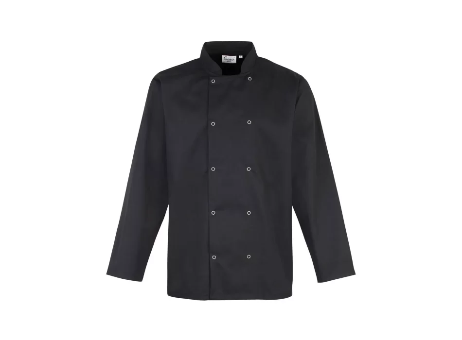 Long Sleeve Press Stud Chef''s Jacket FullGadgets.com