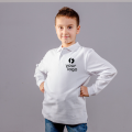 Ls Kids Polo With Cuffs 100% Cotone Personalizzabile |BS