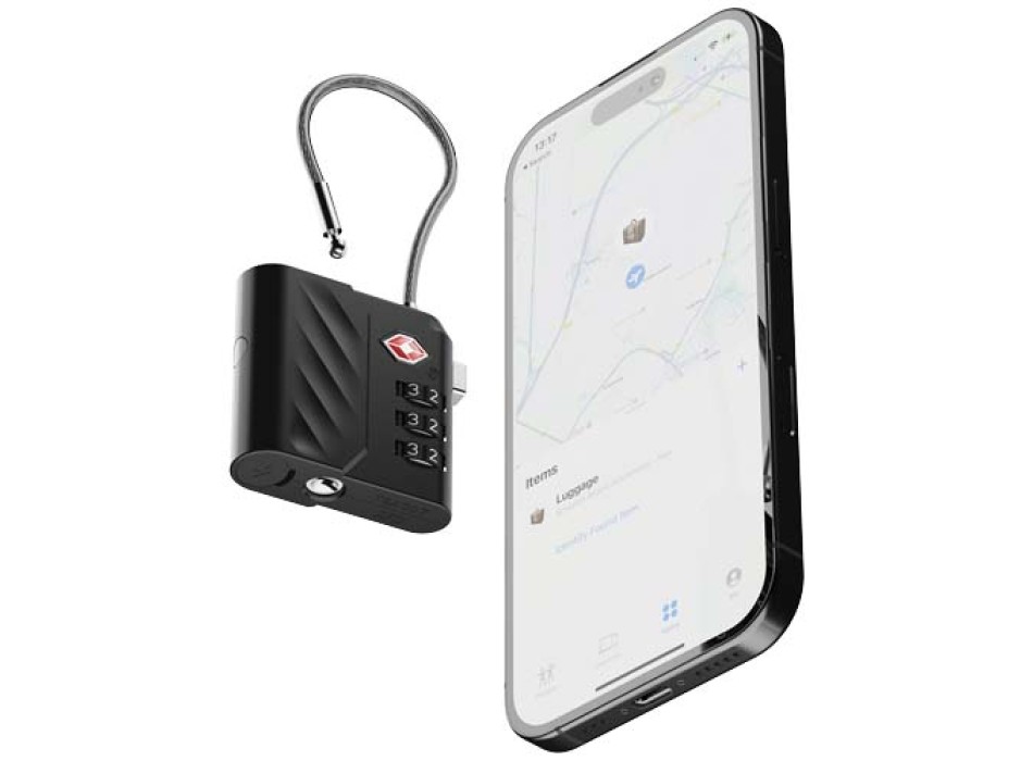 Lucchetto a combinazione Xtorm Lock Tag TSA con localizzatore FullGadgets.com
