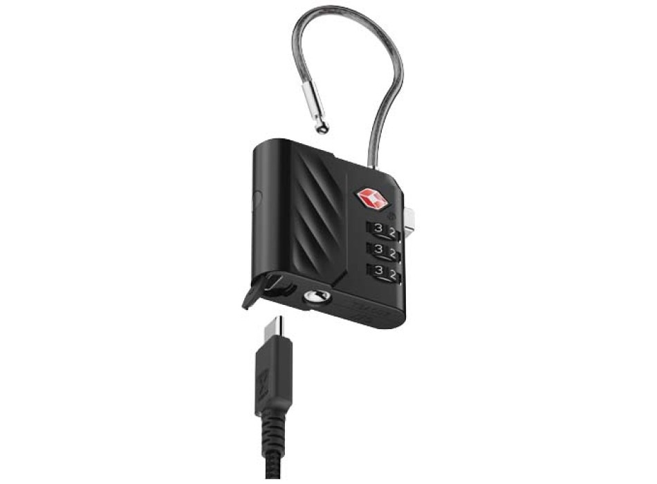 Lucchetto a combinazione Xtorm Lock Tag TSA con localizzatore FullGadgets.com