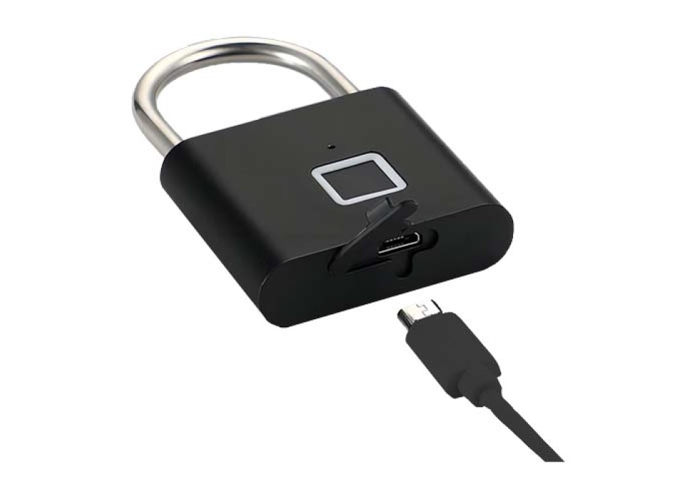 Lucchetto smart con apertura tramite impronta digitale SCX.design T11 FullGadgets.com