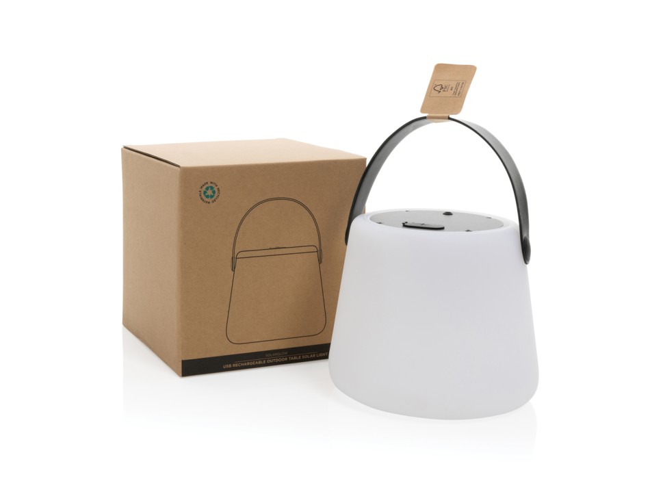 Luce USB ricaricabile SolarGlow in plastica riciclata RCS FullGadgets.com