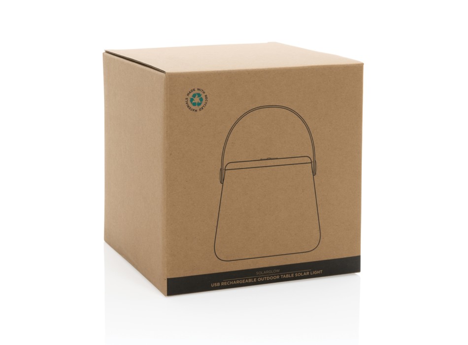 Luce USB ricaricabile SolarGlow in plastica riciclata RCS FullGadgets.com