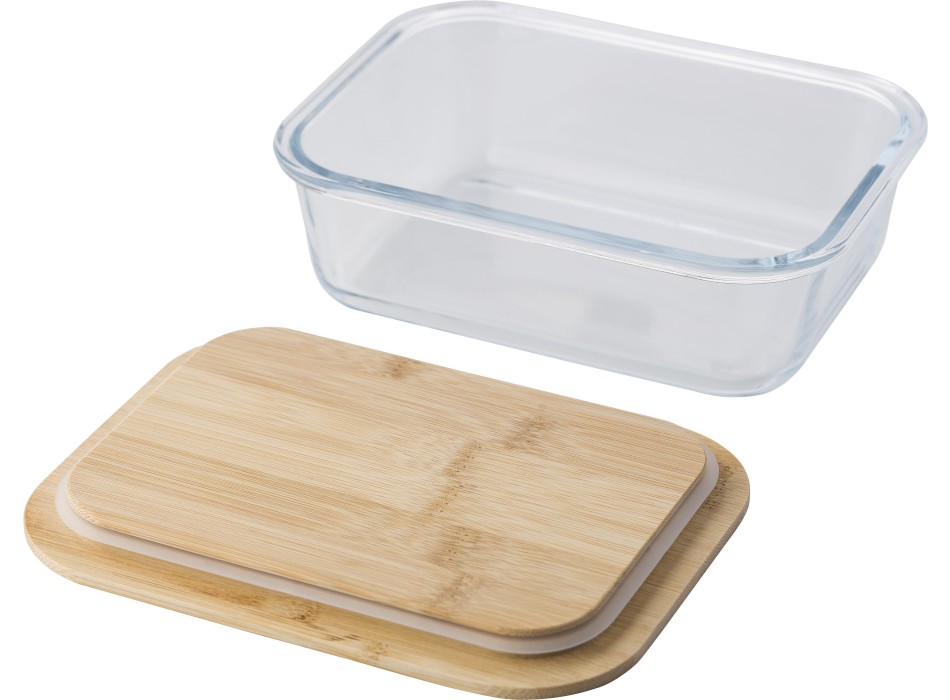 Lunch box, coperchio in bambù, in vetro Nicole FullGadgets.com