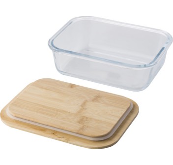 Lunch box, coperchio in bambù, in vetro Nicole FullGadgets.com