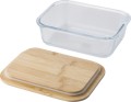 Lunch Box Personalizzabile, Coperchio In Bambù, In Vetro Nicole