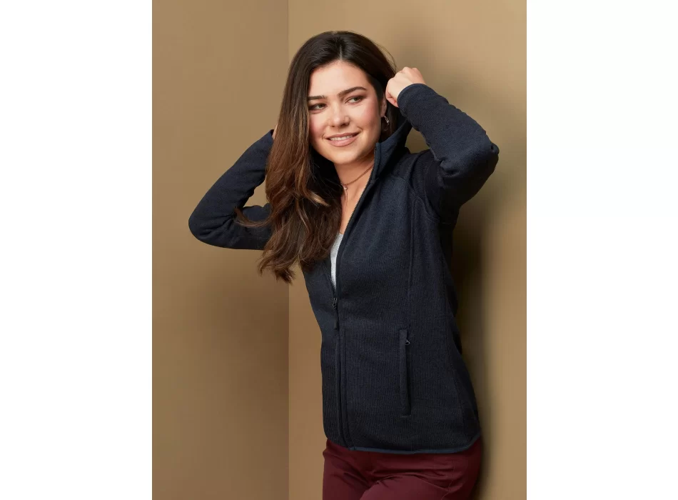 Lux Hooded Knit Fleece Jacket FullGadgets.com