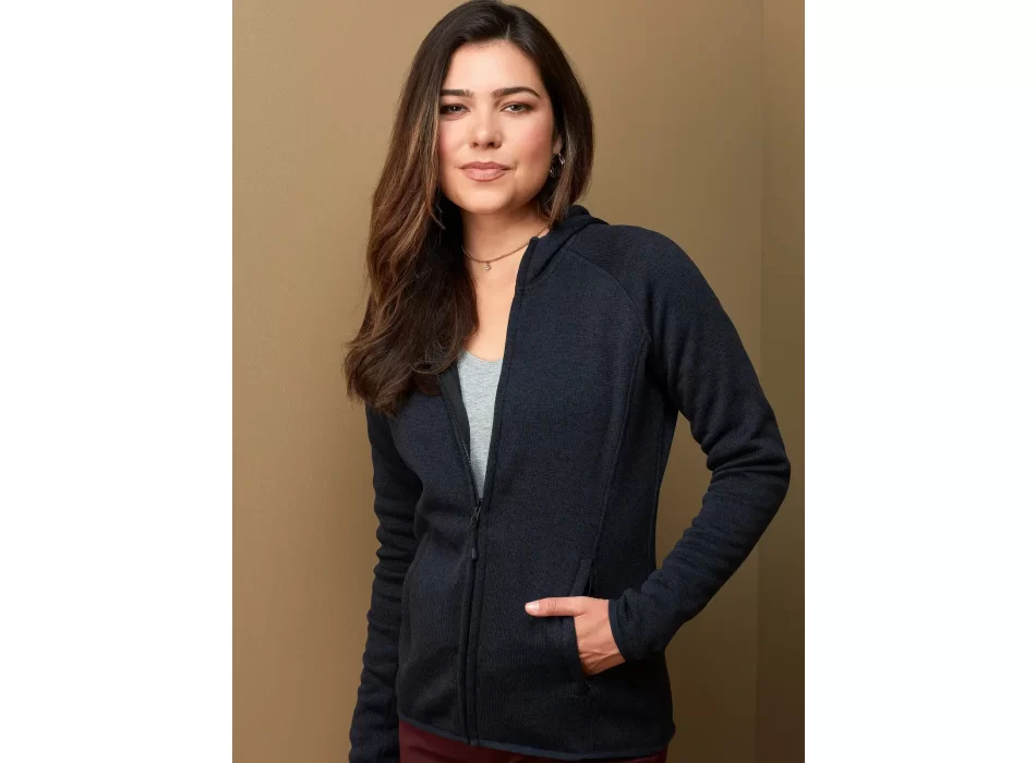 Lux Hooded Knit Fleece Jacket FullGadgets.com