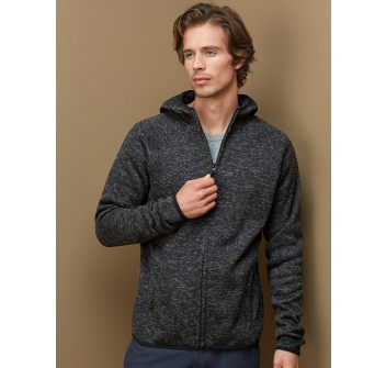Lux Hooded Knit Fleece Jacket FullGadgets.com