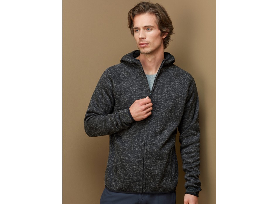 Lux Hooded Knit Fleece Jacket FullGadgets.com