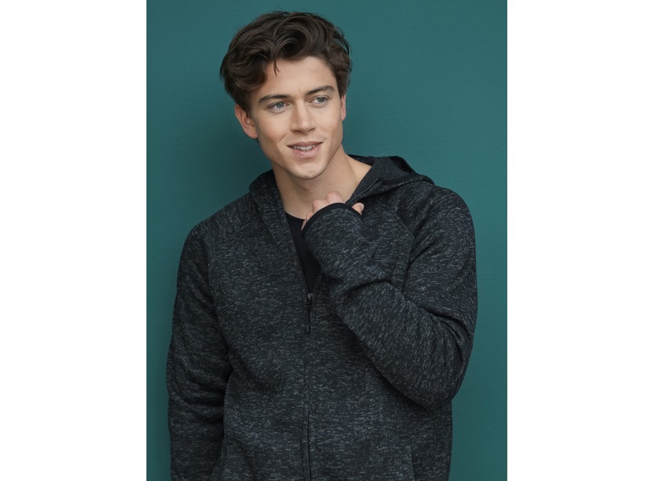 Lux Hooded Knit Fleece Jacket FullGadgets.com