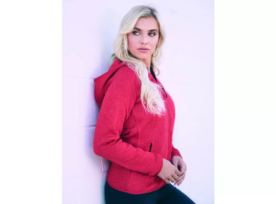 Lux Hooded Knit Fleece Jacket FullGadgets.com