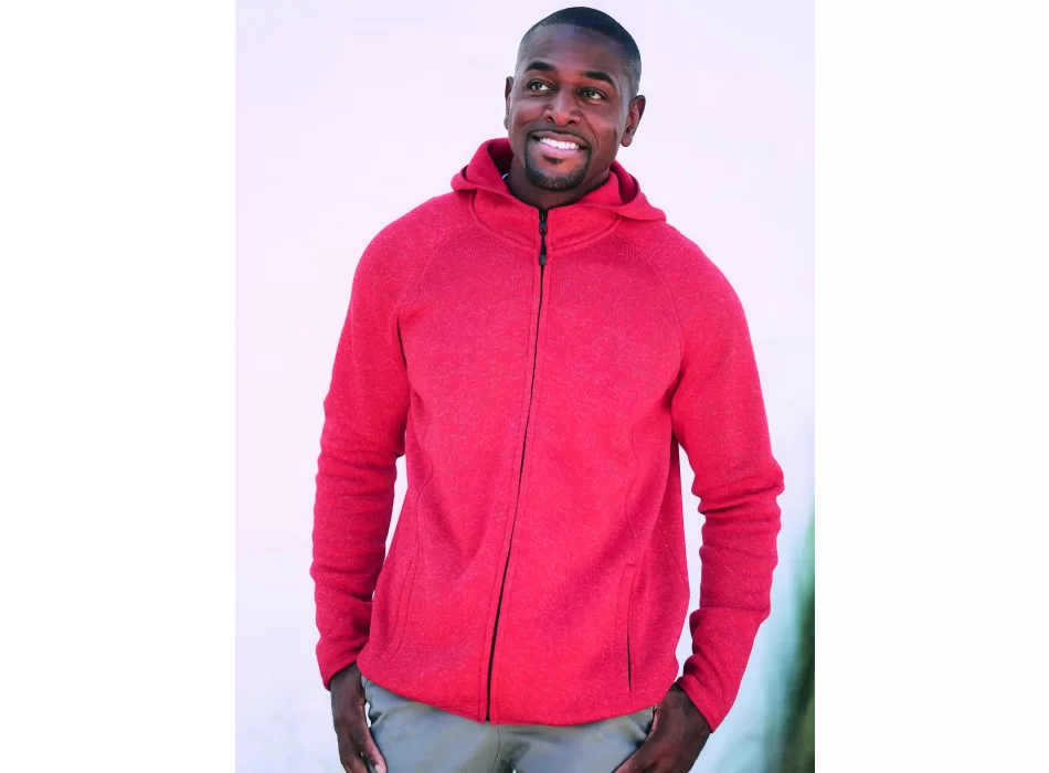 Lux Hooded Knit Fleece Jacket FullGadgets.com