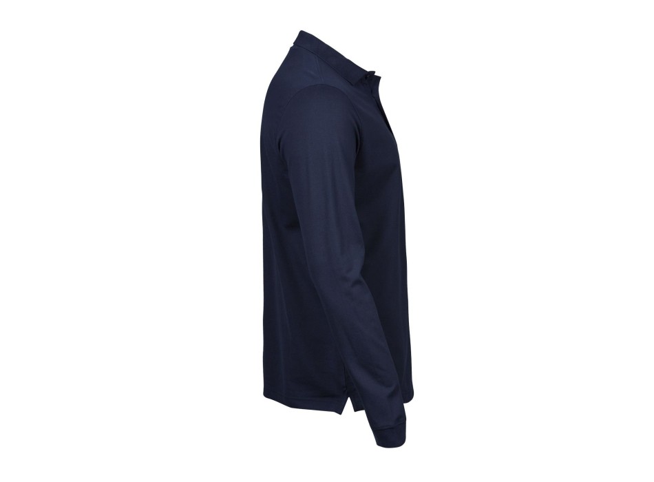 Luxury Stretch Long Sleeve Polo FullGadgets.com