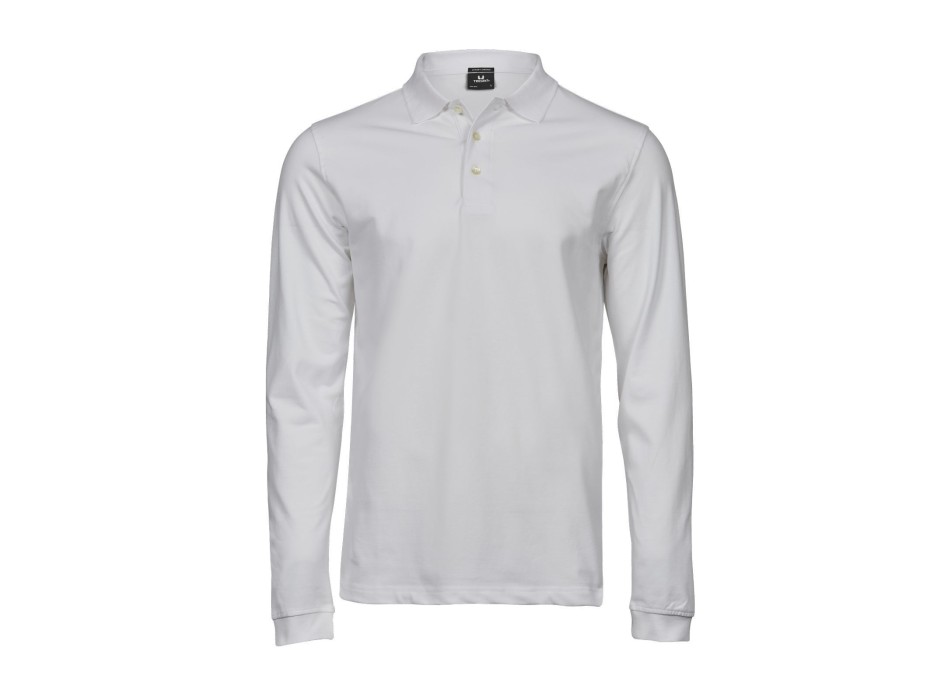Luxury Stretch Long Sleeve Polo FullGadgets.com