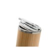 LYCKA. Bicchiere in acciaio inox e bambù 350 mL FullGadgets.com