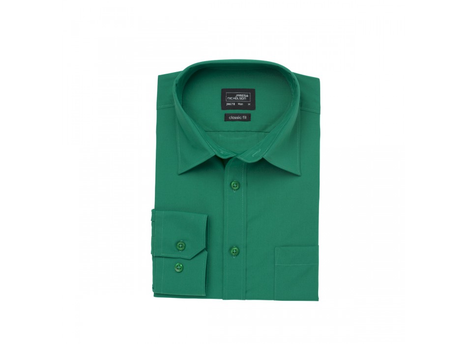 M Shirt LS Poplin 65%P 35%C FullGadgets.com