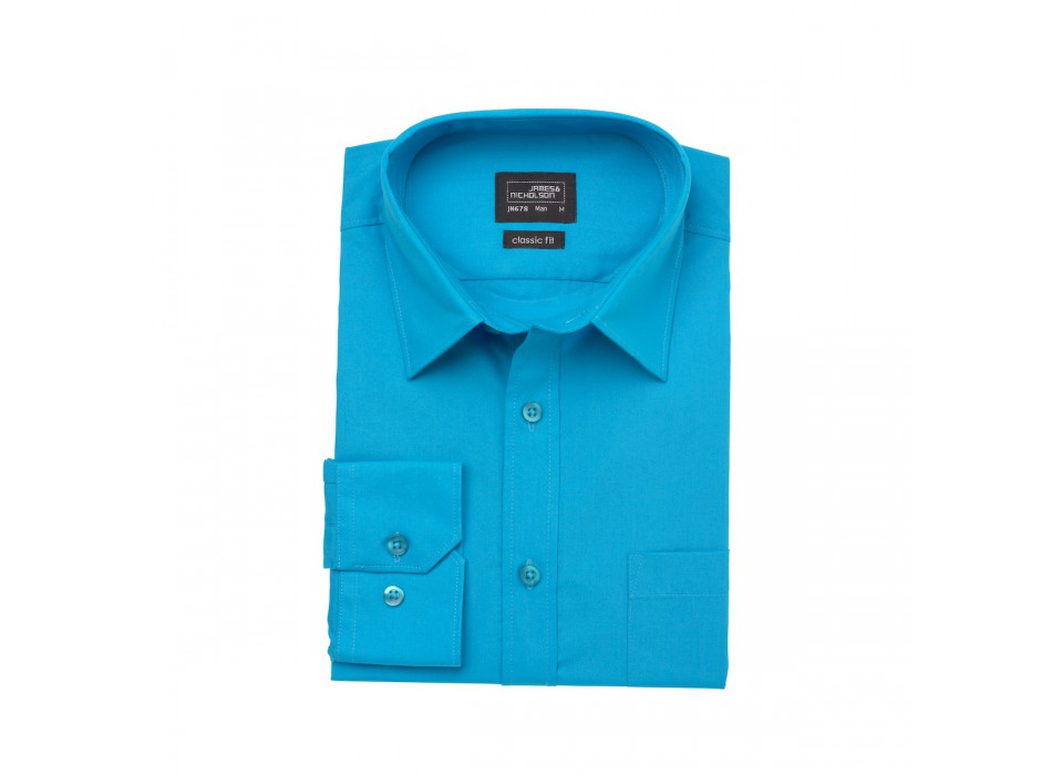 M Shirt LS Poplin 65%P 35%C FullGadgets.com