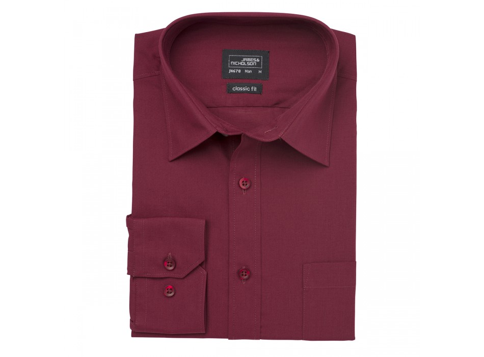 M Shirt LS Poplin 65%P 35%C FullGadgets.com