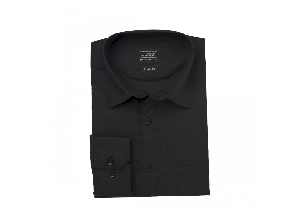 M Shirt LS Poplin 65%P 35%C FullGadgets.com