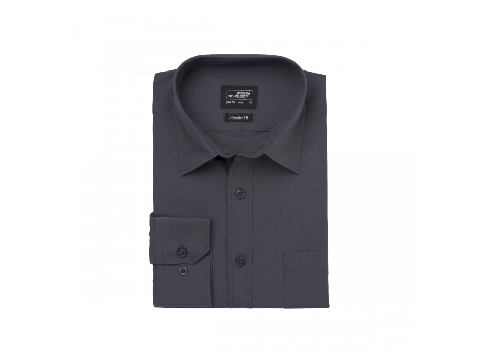 M Shirt LS Poplin 65%P 35%C FullGadgets.com