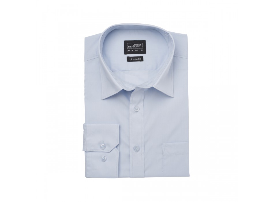M Shirt LS Poplin 65%P 35%C FullGadgets.com