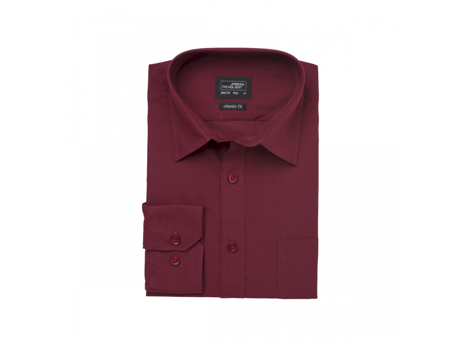M Shirt LS Poplin 65%P 35%C FullGadgets.com
