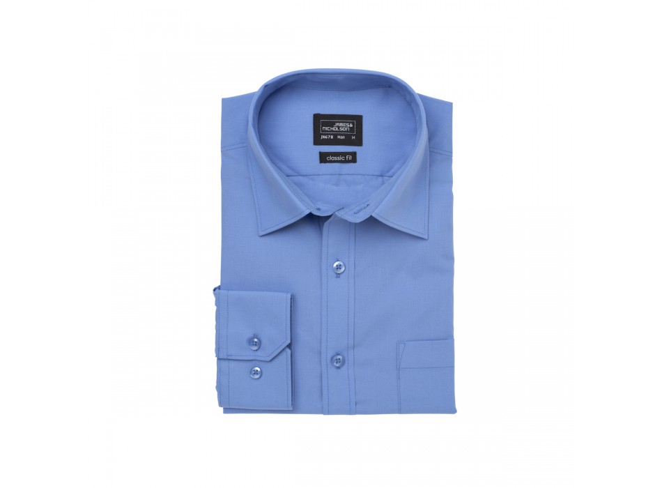 M Shirt LS Poplin 65%P 35%C FullGadgets.com