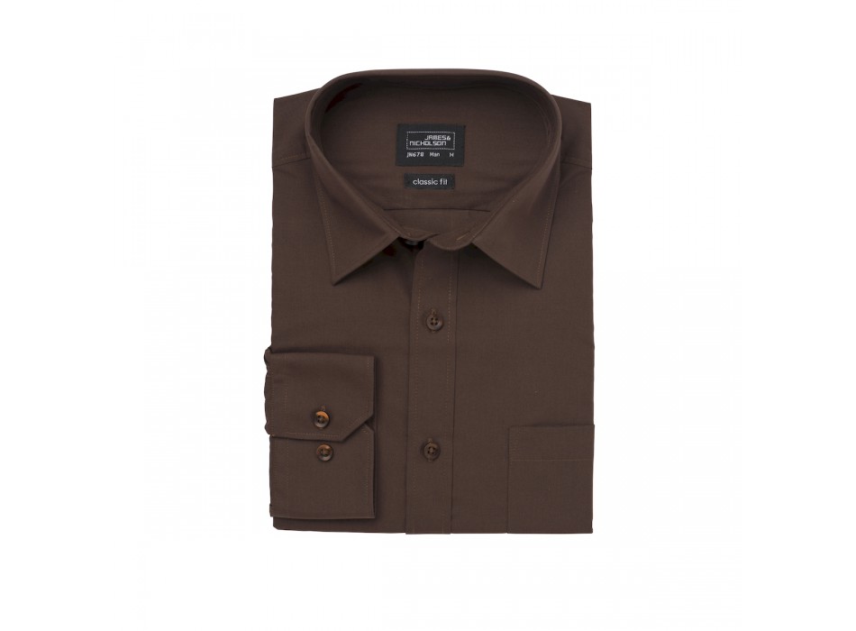 M Shirt LS Poplin 65%P 35%C FullGadgets.com