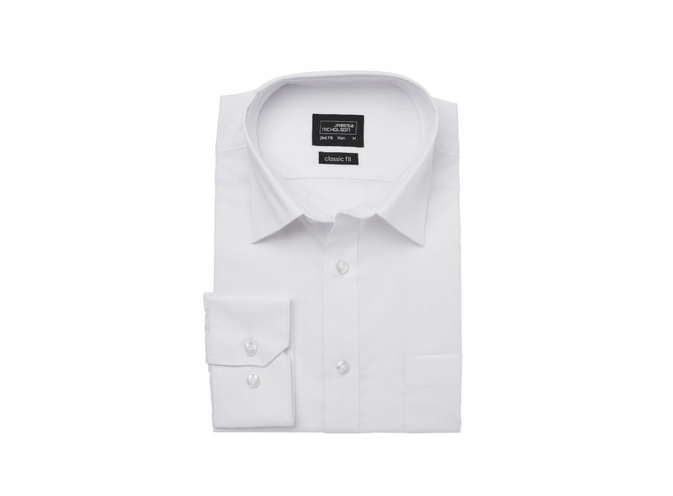 M Shirt LS Poplin 65%P 35%C FullGadgets.com