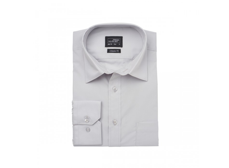 M Shirt LS Poplin 65%P 35%C FullGadgets.com