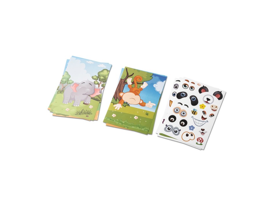 MADAGASCAR. Gioco con adesivi composto da sei fogli FullGadgets.com