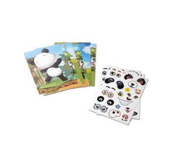 MADAGASCAR. Gioco con adesivi composto da sei fogli FullGadgets.com