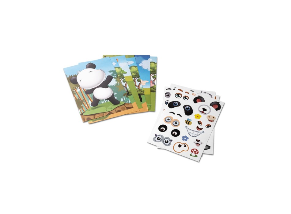 MADAGASCAR. Gioco con adesivi composto da sei fogli FullGadgets.com