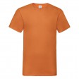 maglietta collo a V arancione  FullGadgets.com