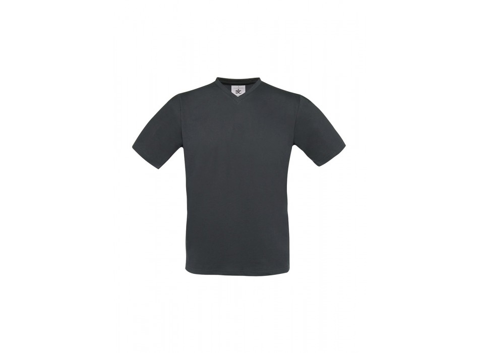 maglietta collo a V grigio scuro  FullGadgets.com