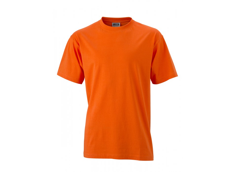 maglietta girocollo manica corta arancione scuro FullGadgets.com