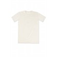 maglietta girocollo manica corta bianco crema FullGadgets.com
