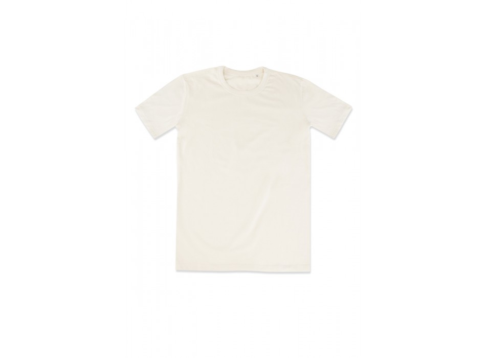 maglietta girocollo manica corta bianco crema FullGadgets.com