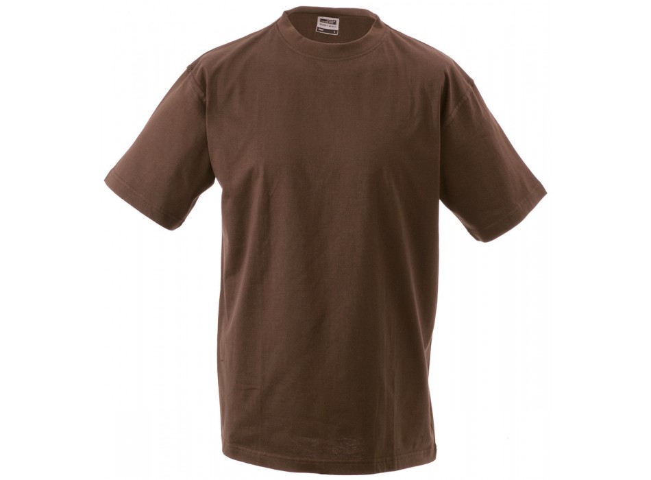 maglietta girocollo manica corta marrone FullGadgets.com