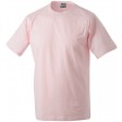 maglietta girocollo manica corta rosa chiaro FullGadgets.com