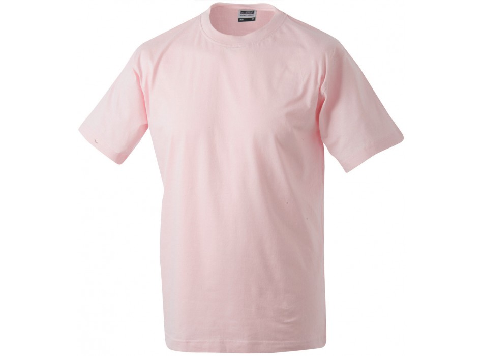 maglietta girocollo manica corta rosa chiaro FullGadgets.com