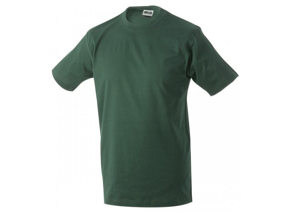 maglietta girocollo manica corta verde scuro FullGadgets.com