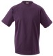 maglietta girocollo manica corta viola melanzana FullGadgets.com