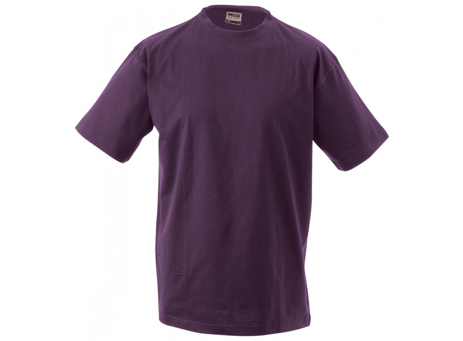 maglietta girocollo manica corta viola melanzana FullGadgets.com